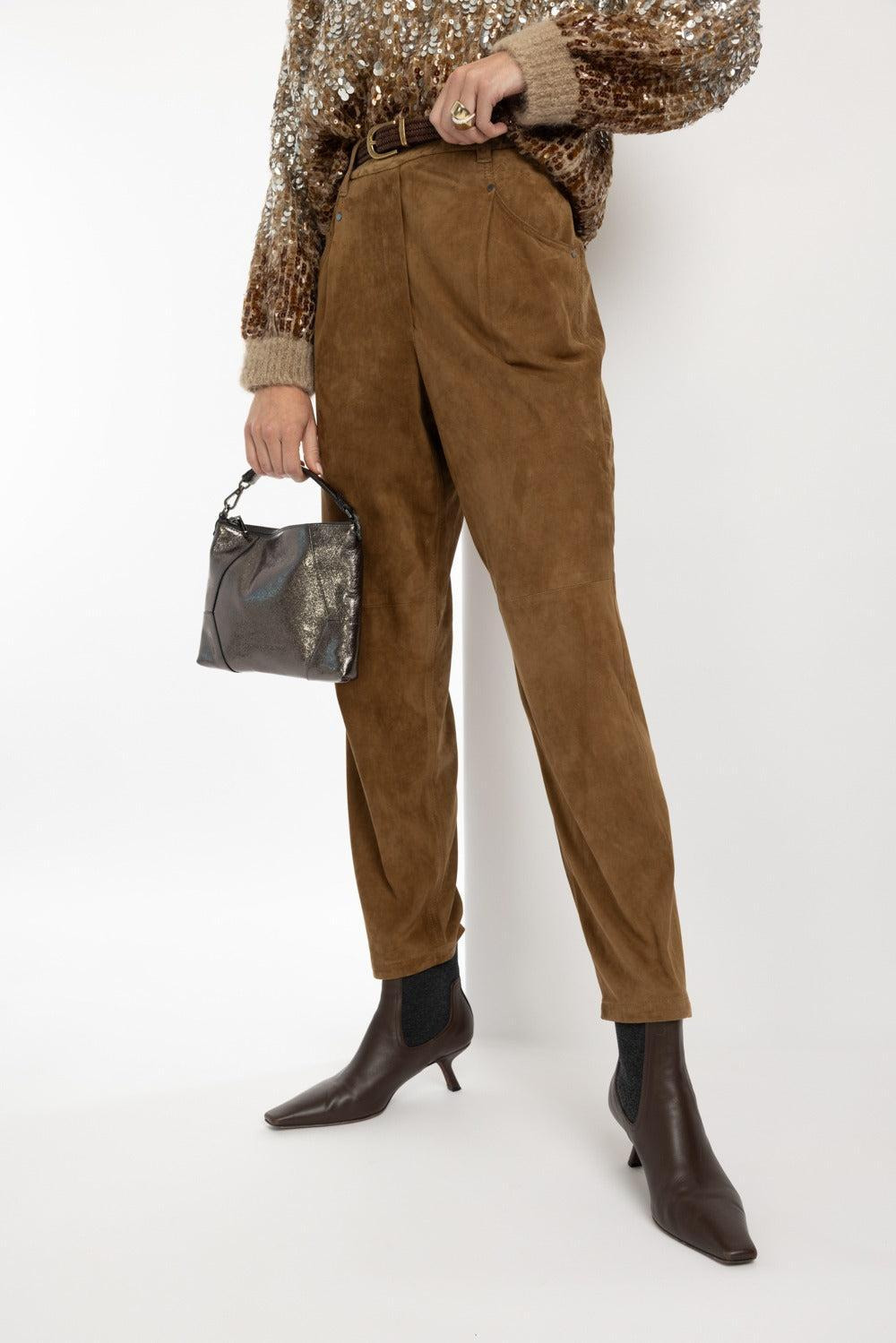 Cropped Pull On Pant - 3