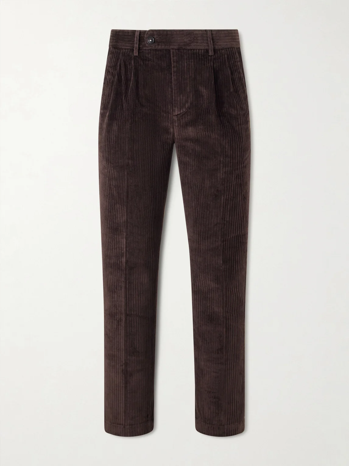 Strallo02 Straight-Leg Cotton-Blend Corduroy Trousers - 1