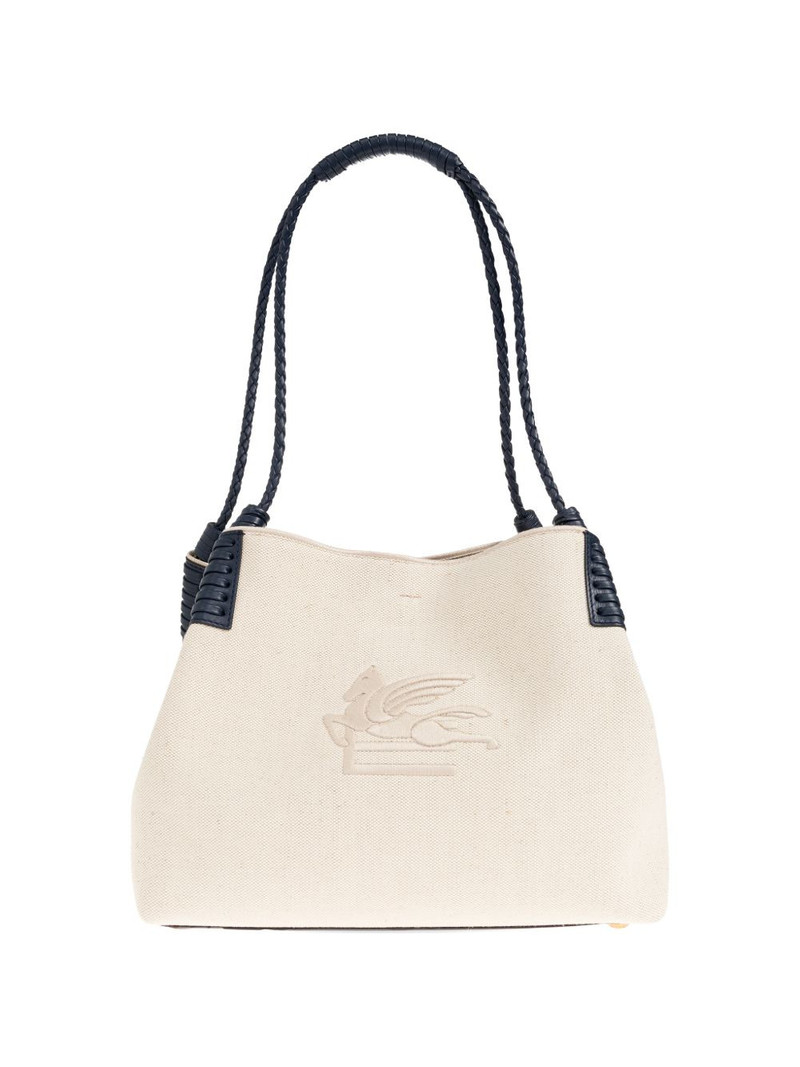medium Libra braided-handle tote bag 1
