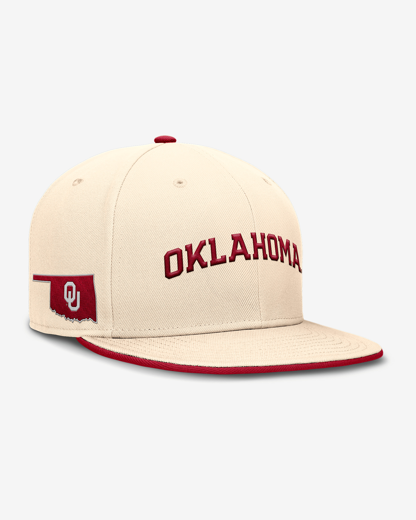Oklahoma Sooners Primetime True Men's Jordan Brand Dri-FIT College Fitted Hat - 3