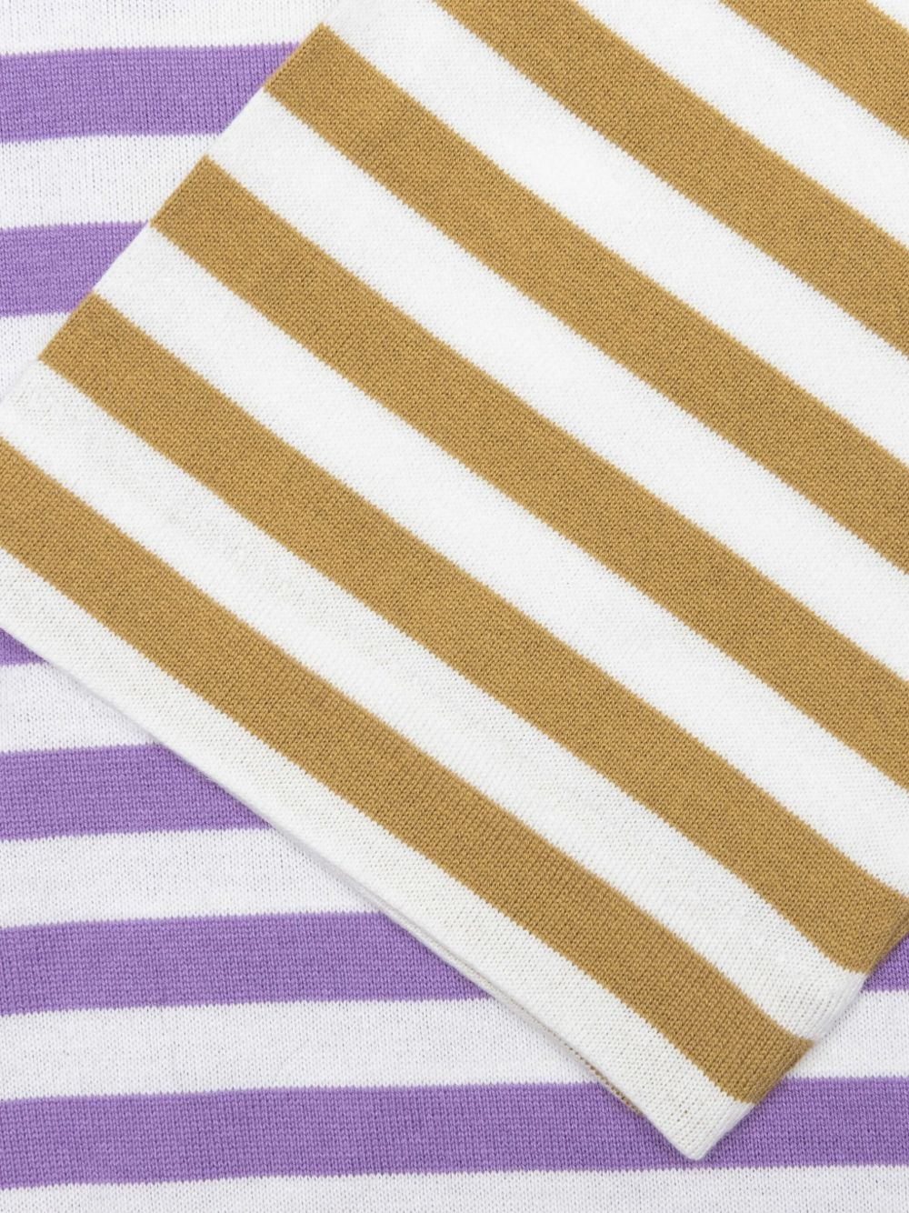 striped heart-logo t-shirt - 4