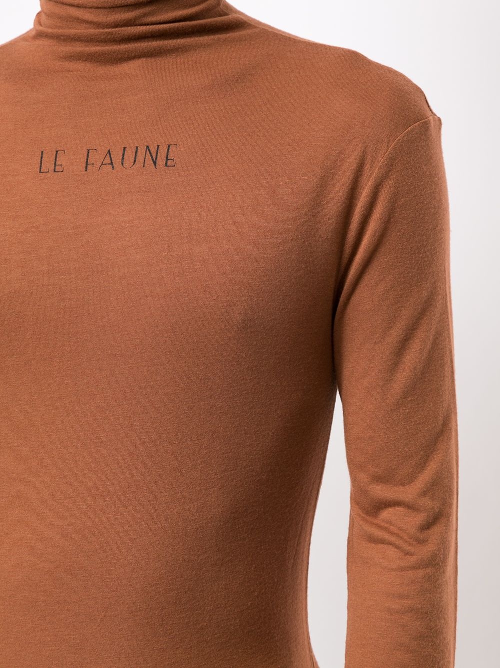 Le Faune print turtleneck jumper - 5