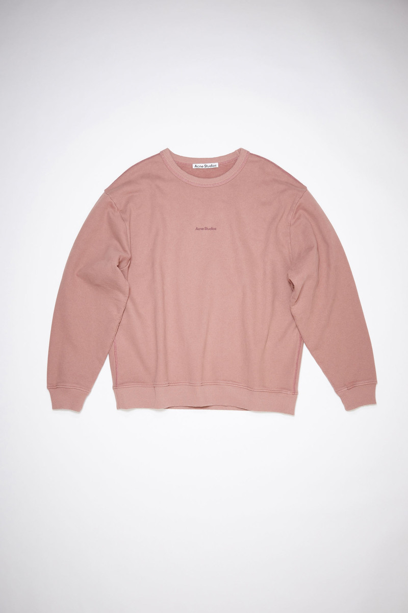 Crew neck sweatshirt - Blush pink - 1