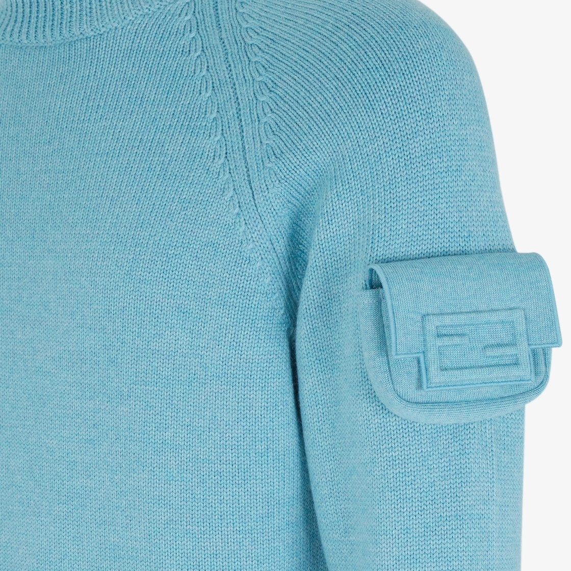 Light blue cashmere sweater - 3