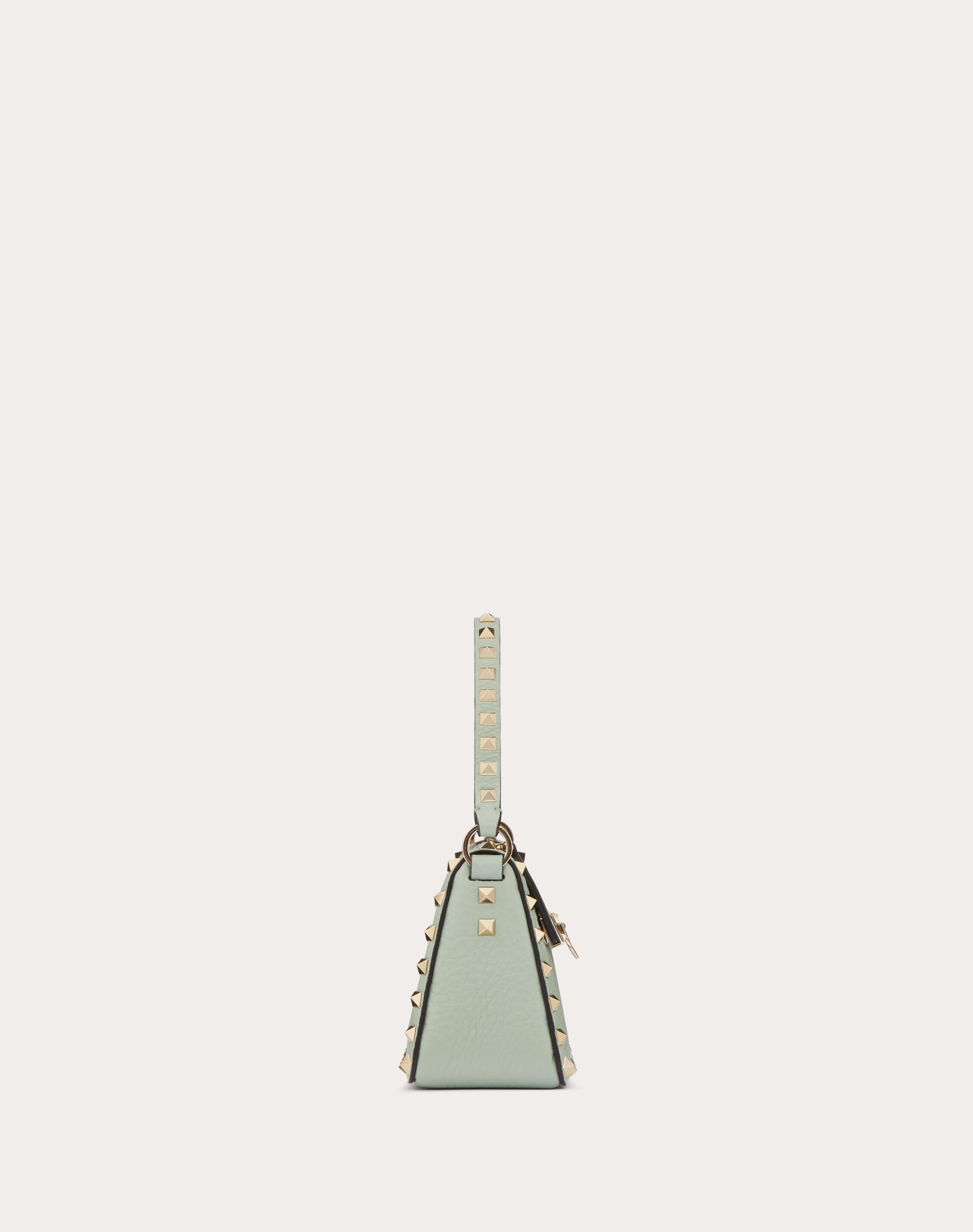 SMALL ROCKSTUD GRAINY CALFSKIN CROSSBODY BAG - 5