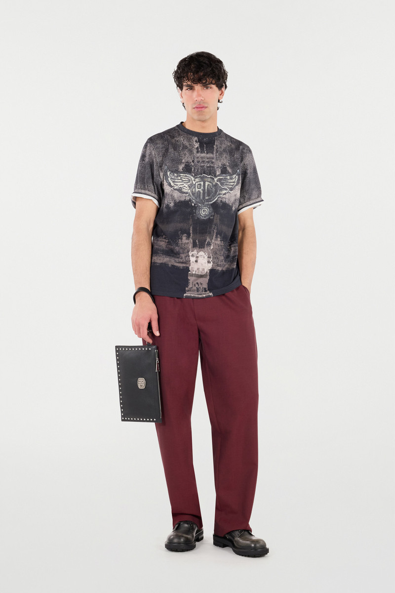 Roberto Cavalli T-Shirt With Winged Monogram outlook