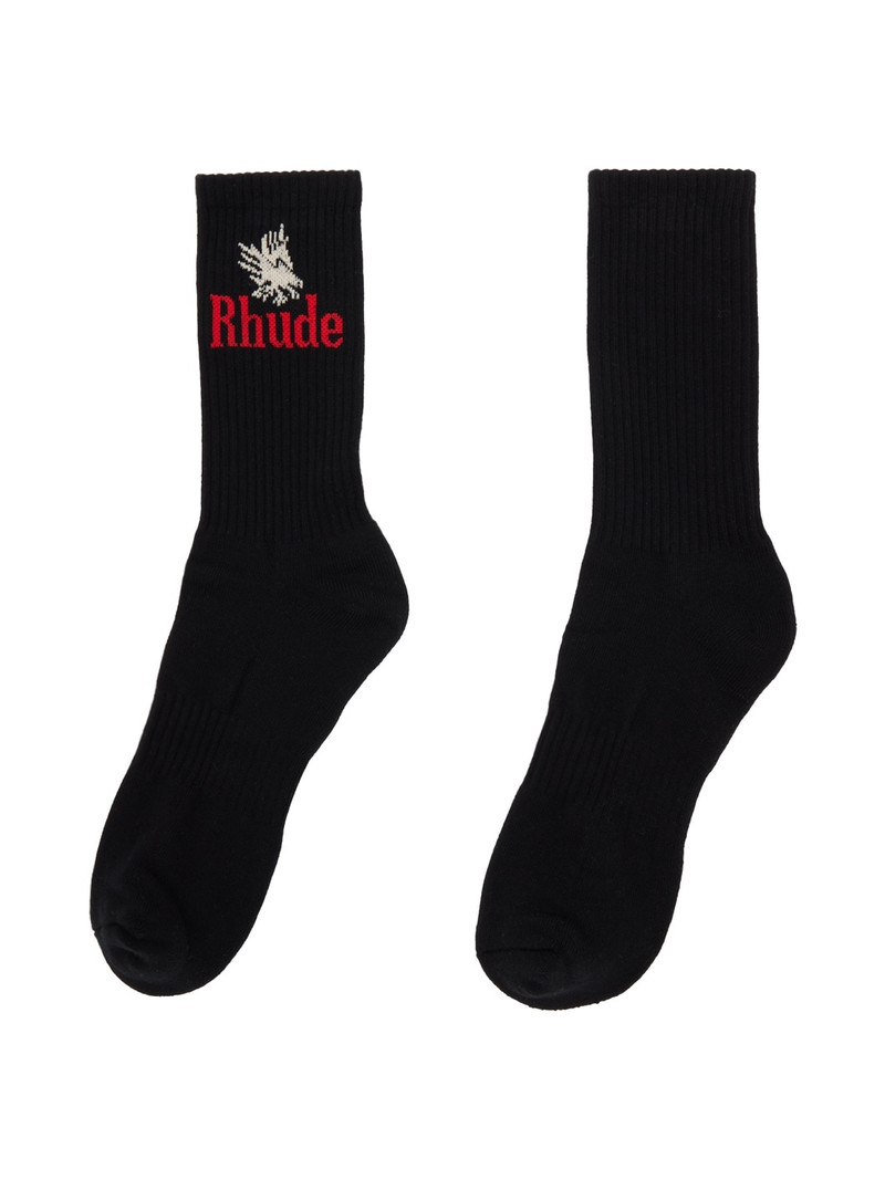 Rhude Black Eagles Socks outlook