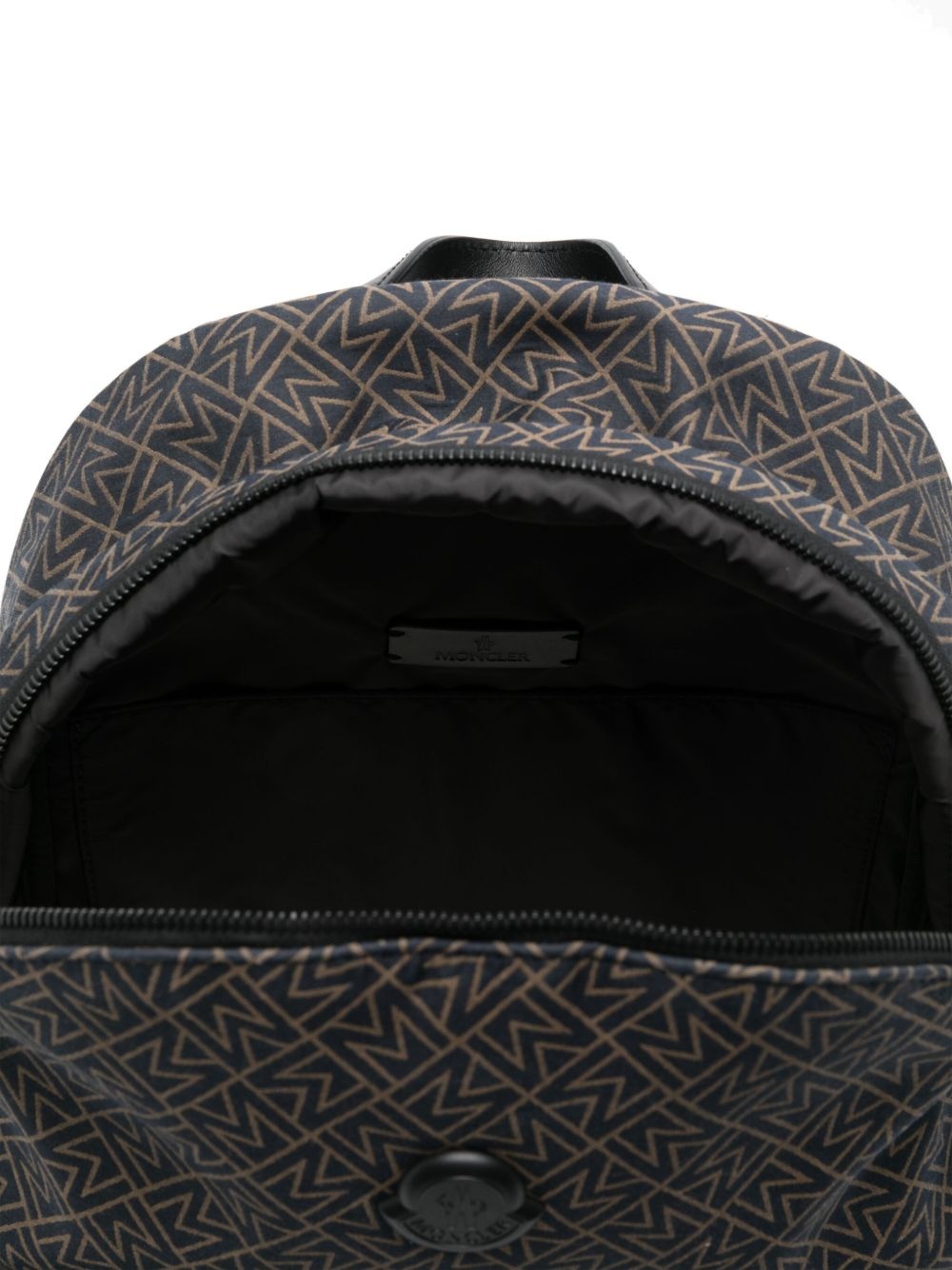 monogram-print backpack - 5