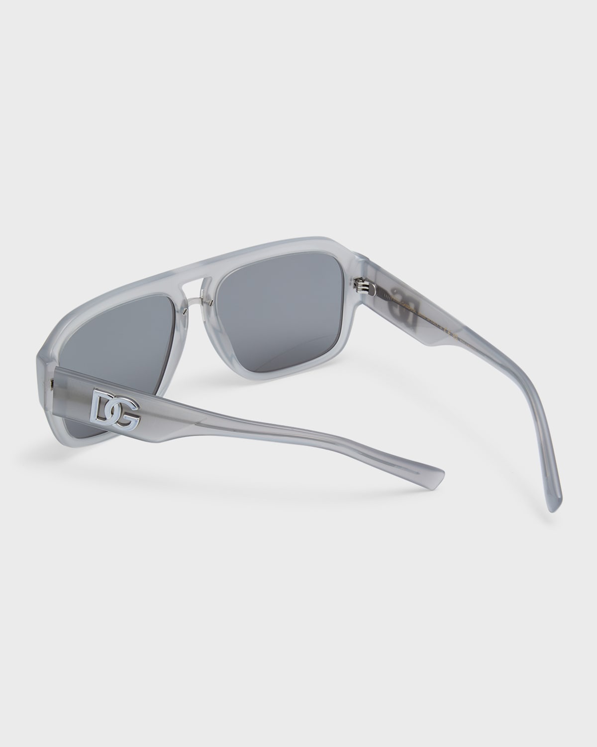 DG Acetate & Metal Aviator Sunglasses - 2