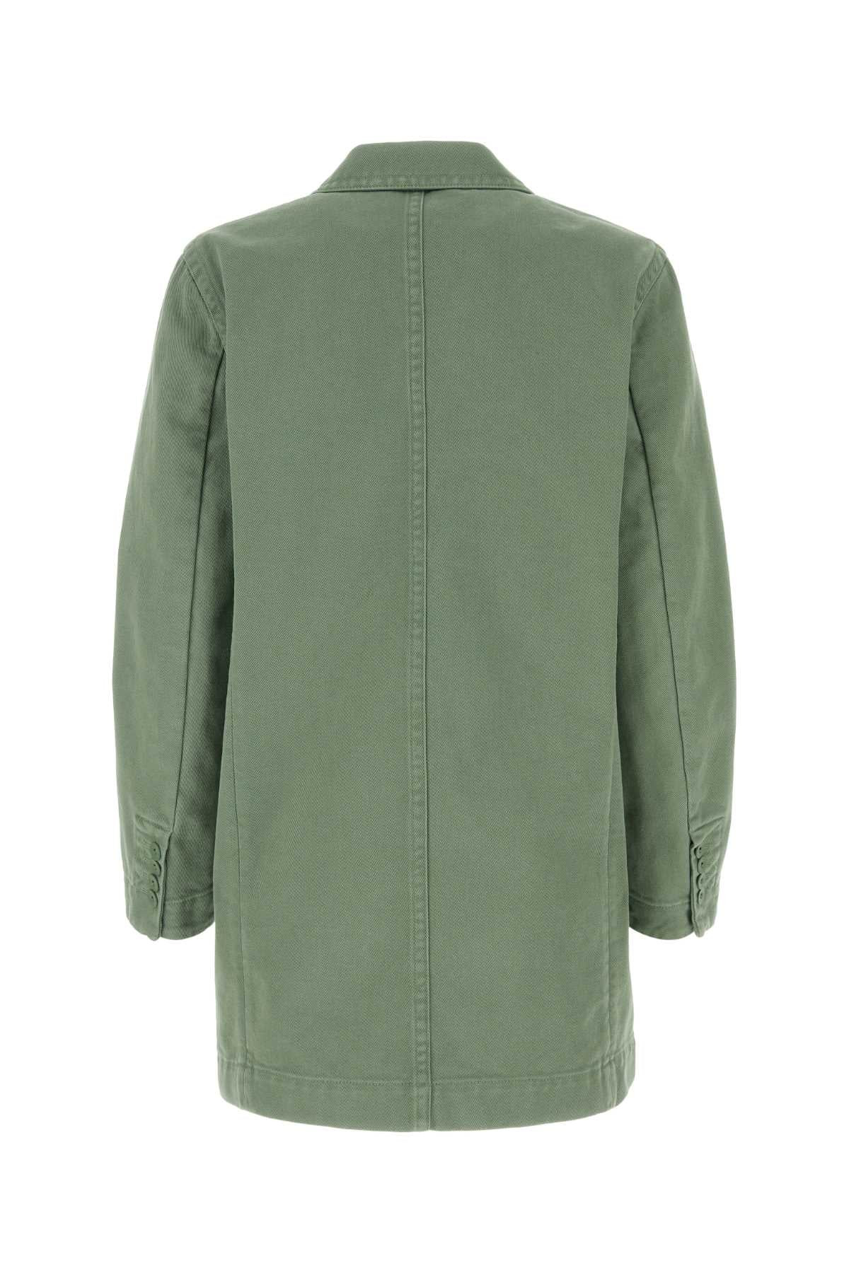 Max Mara Women Sage Green Denim Zenobia Blazerâ - 2