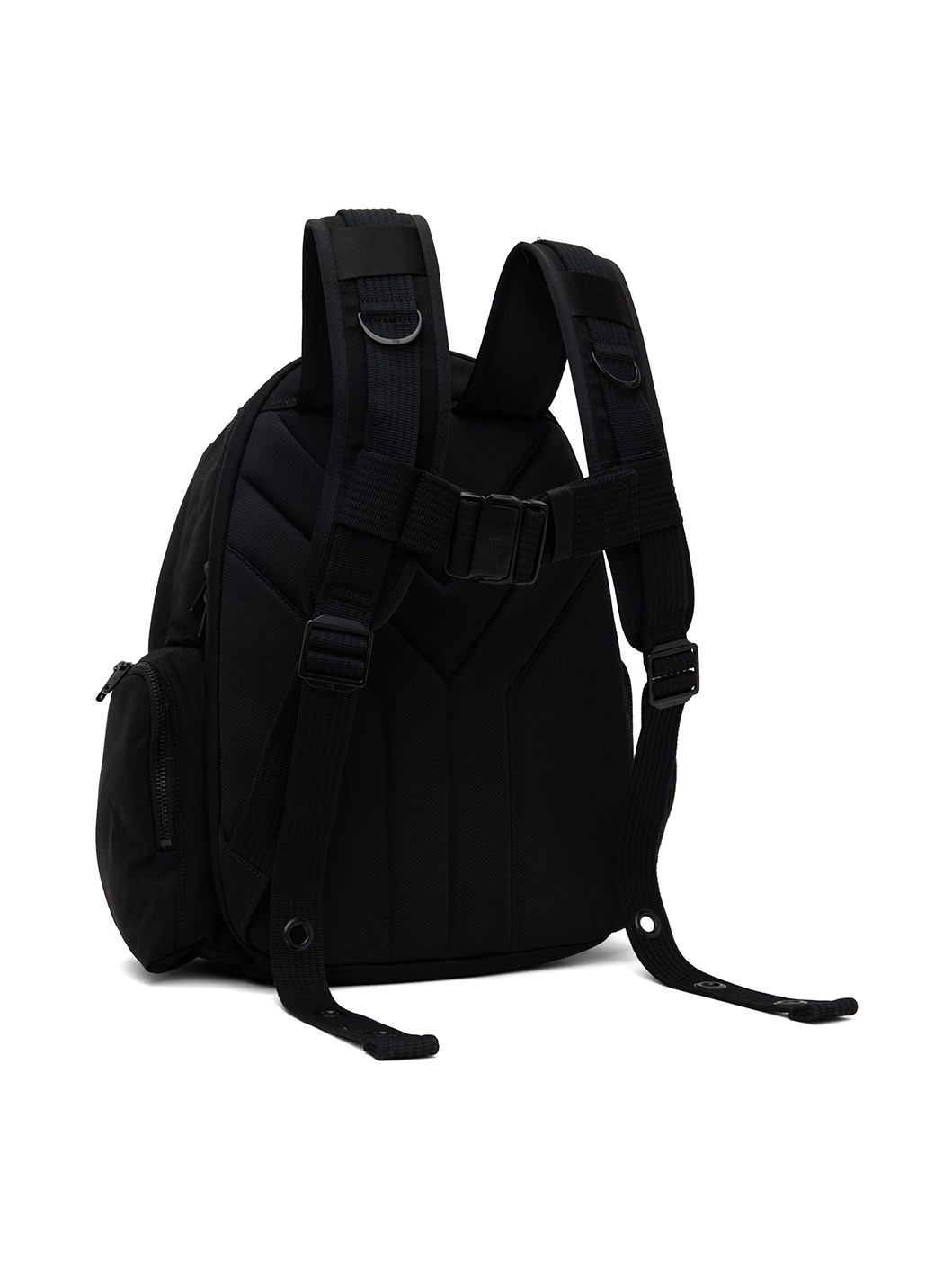 Black Canvas Backpack - 3