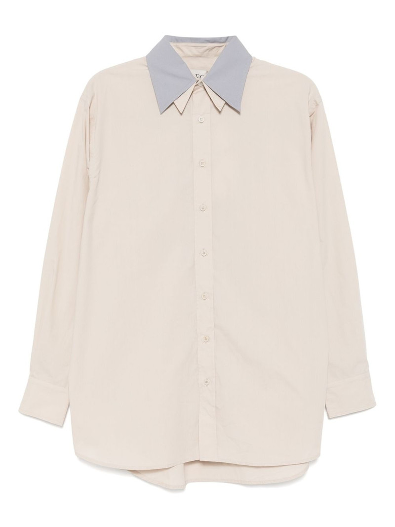 contrast double-collar shirt 1