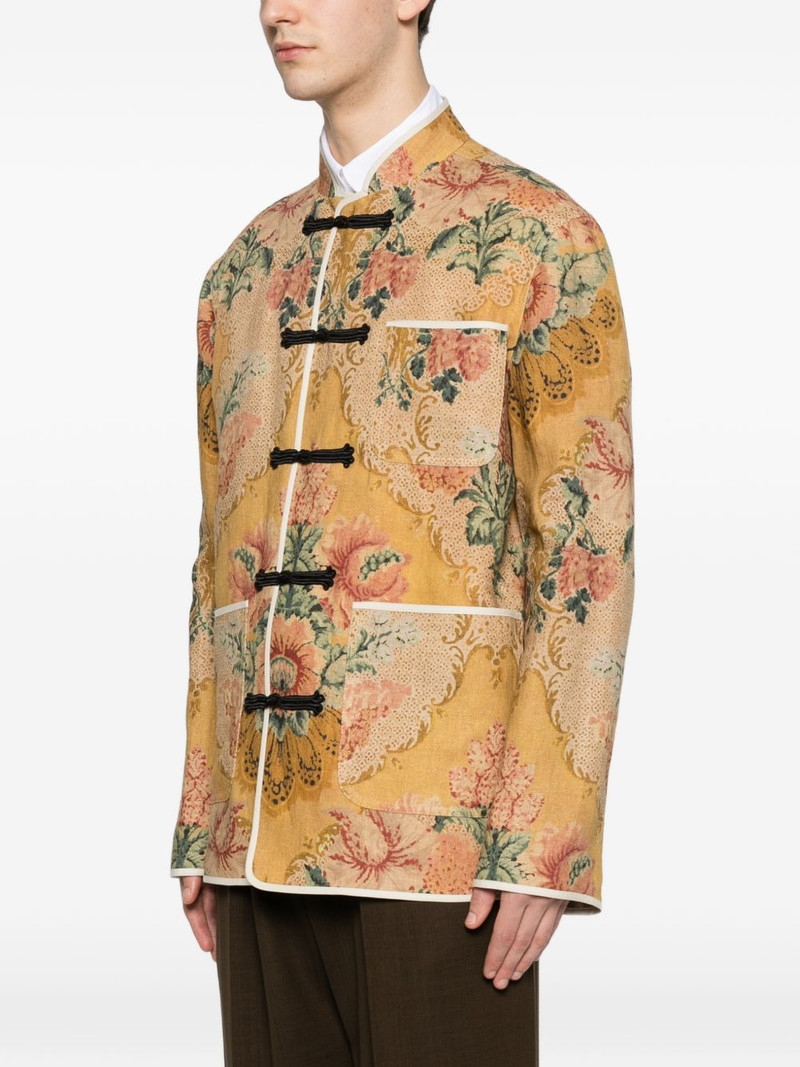 floral-print frog-closure jacket 3