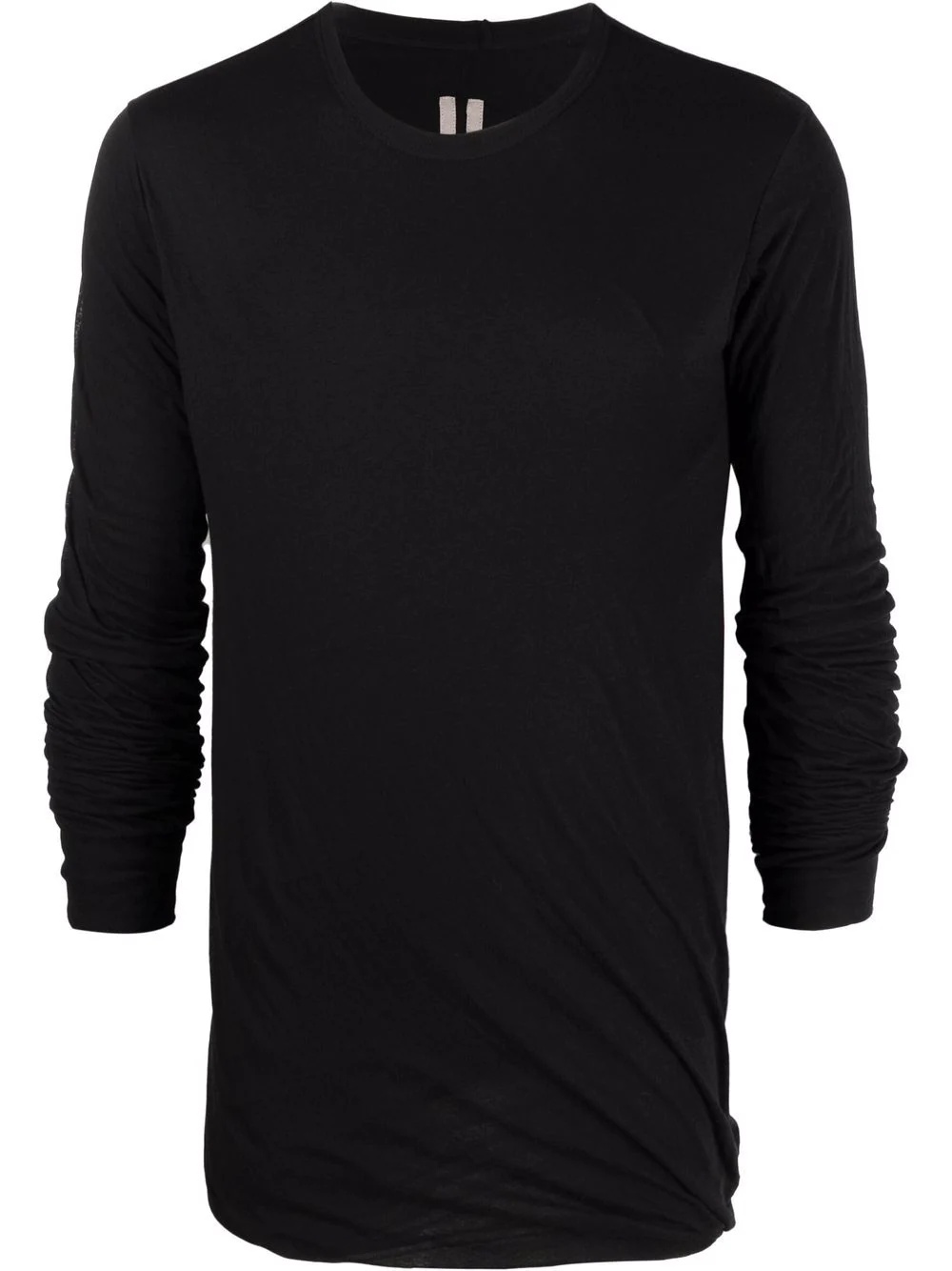 long-sleeved gathered t-shirt - 1