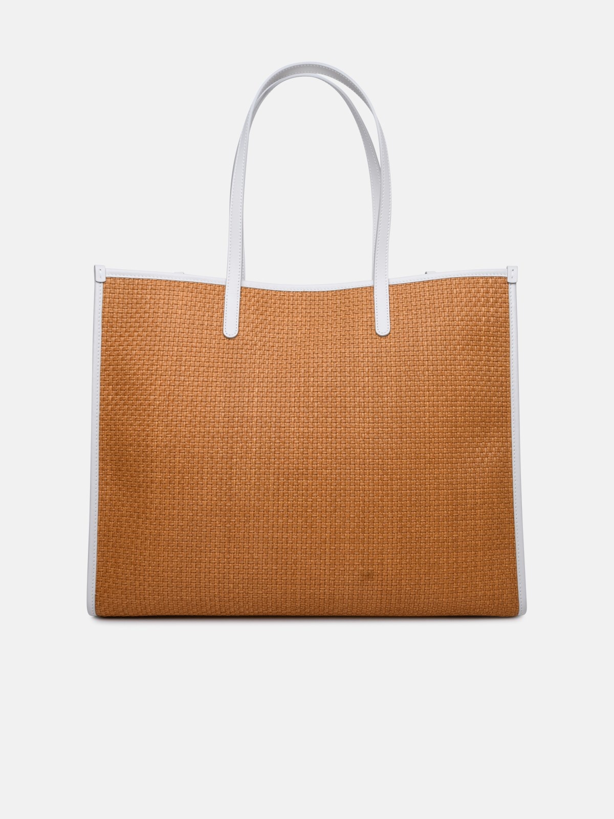 LARGE SHOPPING BAG IN BEIGE COTTON BLEND - 3