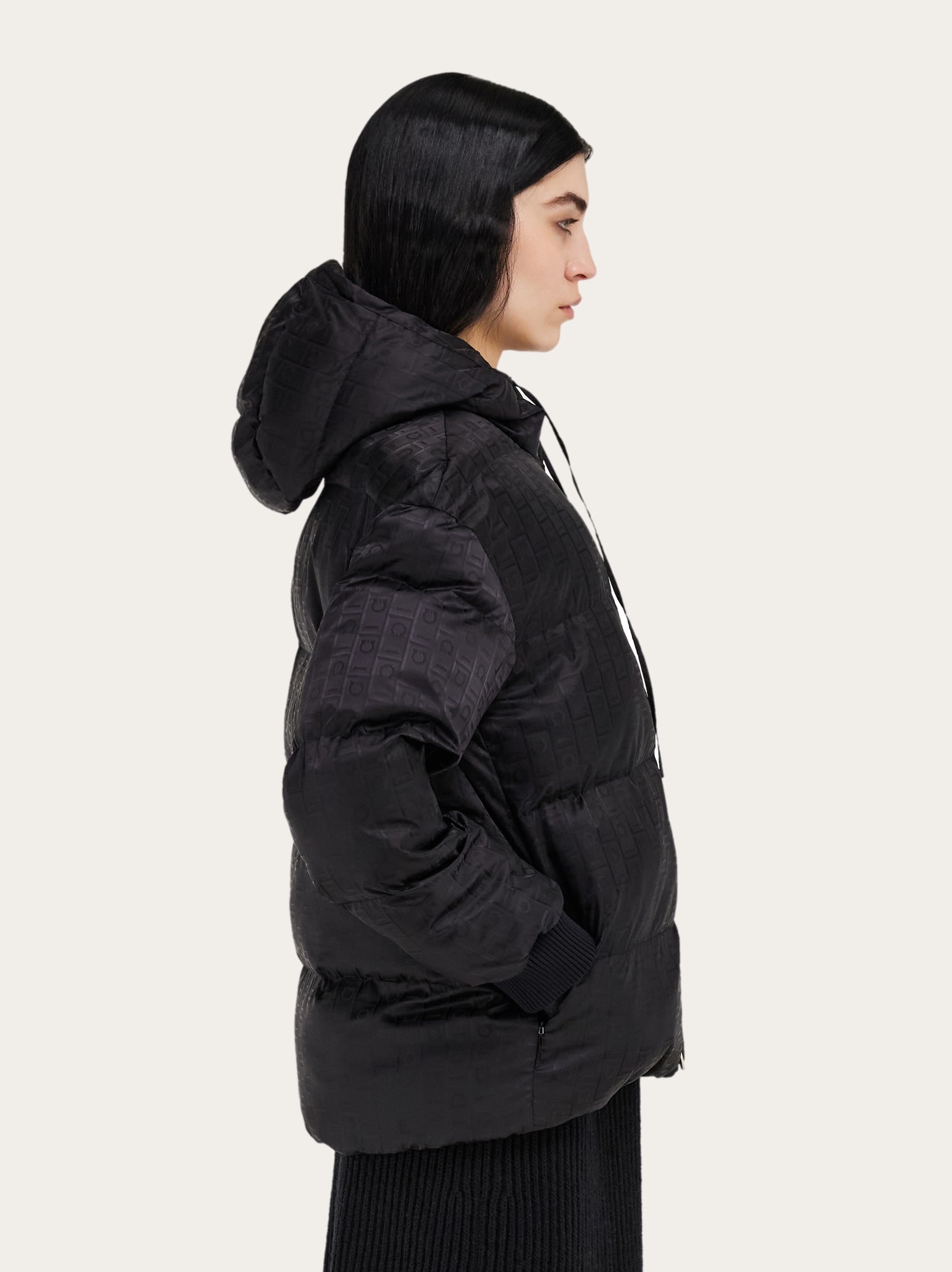 Ferragamo Monogram jacquard quilted jacket - 3