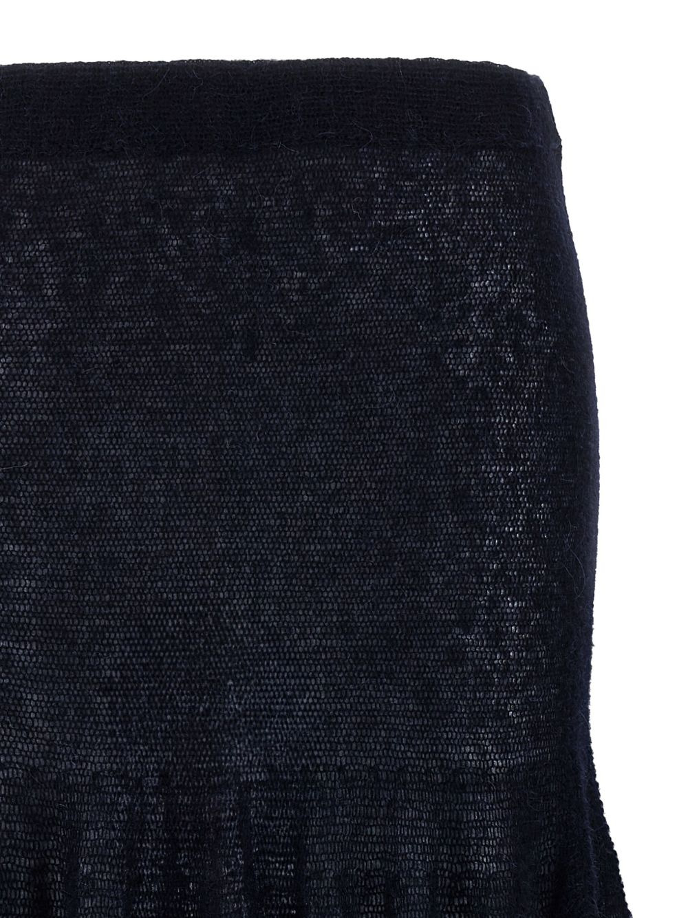 elastic-waistband flared midi skirt - 3