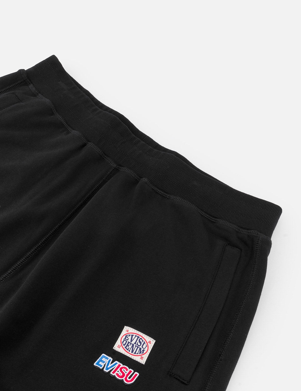 Slogan Daicock Print with Appliqué Pockets Loose Fit Sweatpants - 9