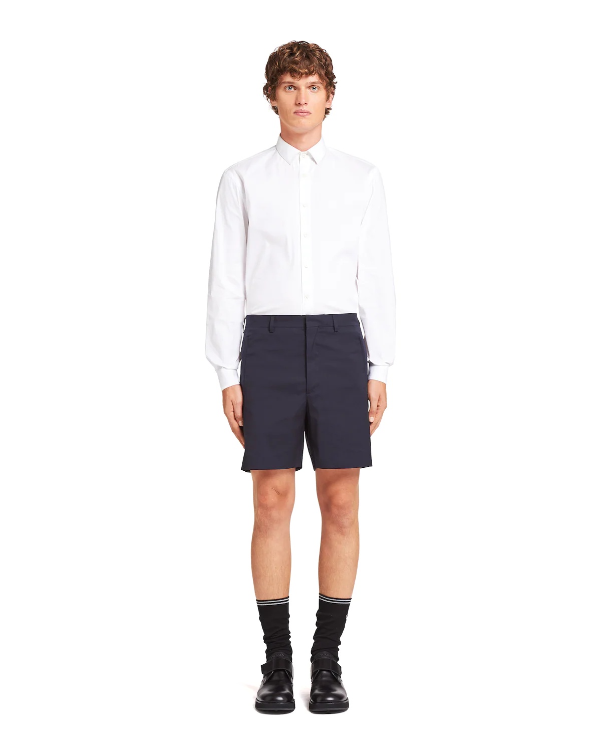 Stretch cotton Bermudas - 2