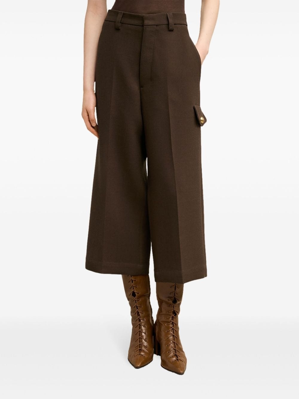 flap pocket bermuda shorts - 3