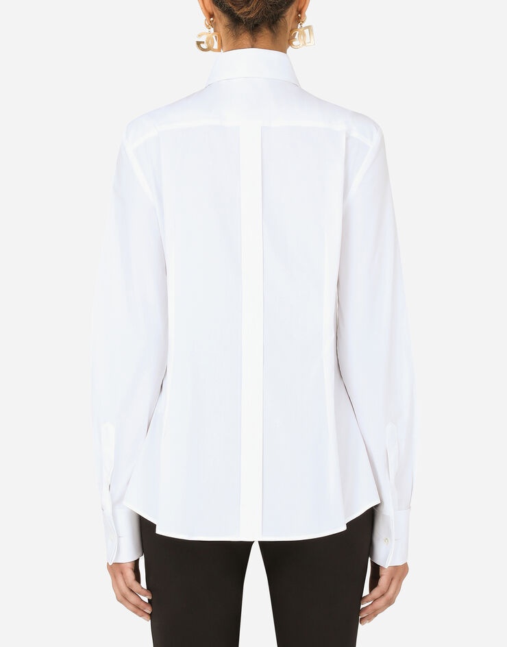 Stretch poplin tuxedo shirt - 2