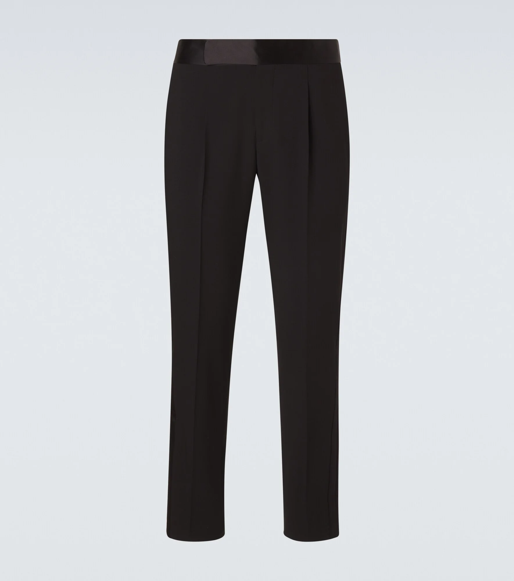 Virgin wool tuxedo pants - 1