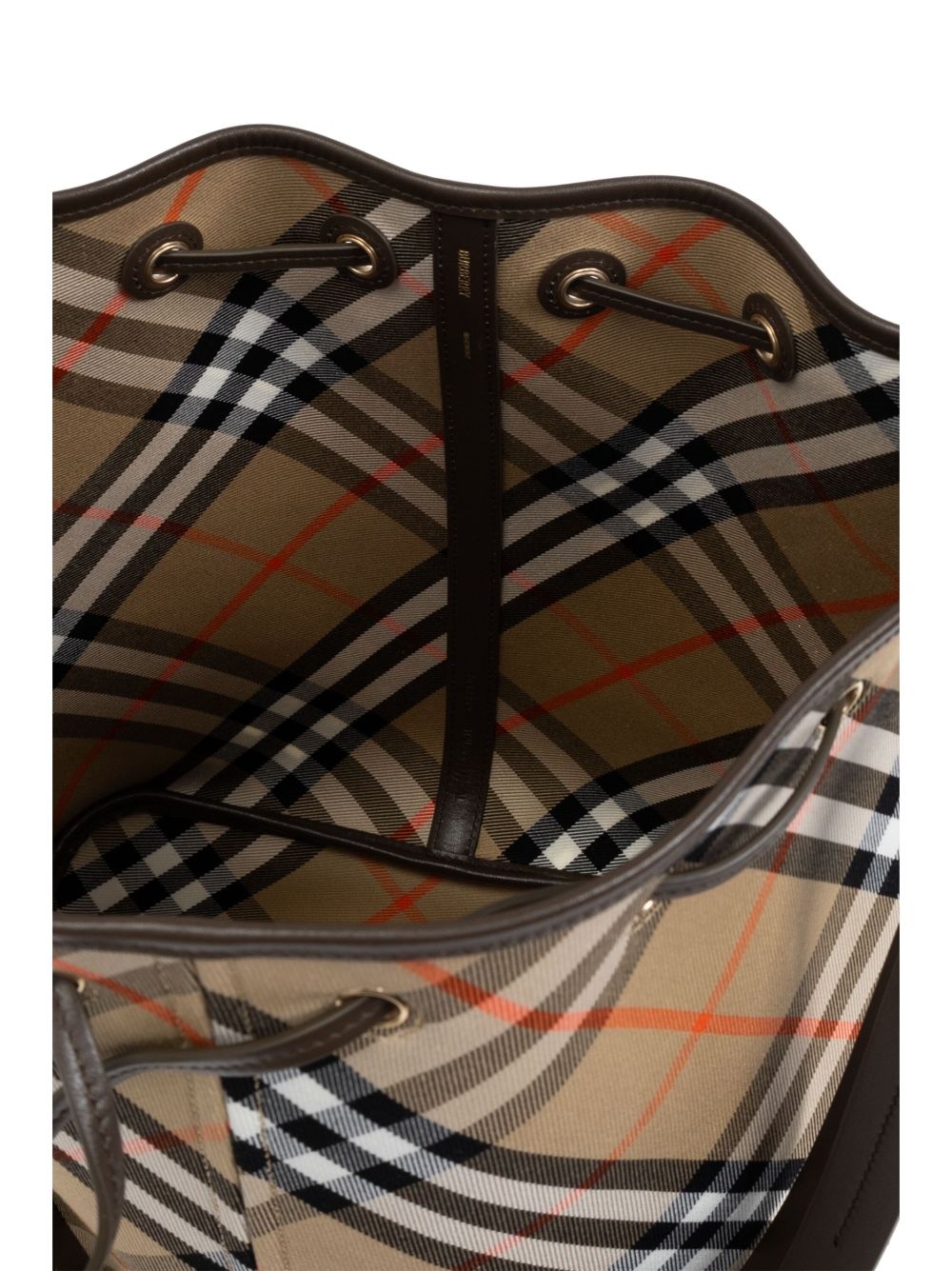 Vintage Check bucket shoulder bag - 5