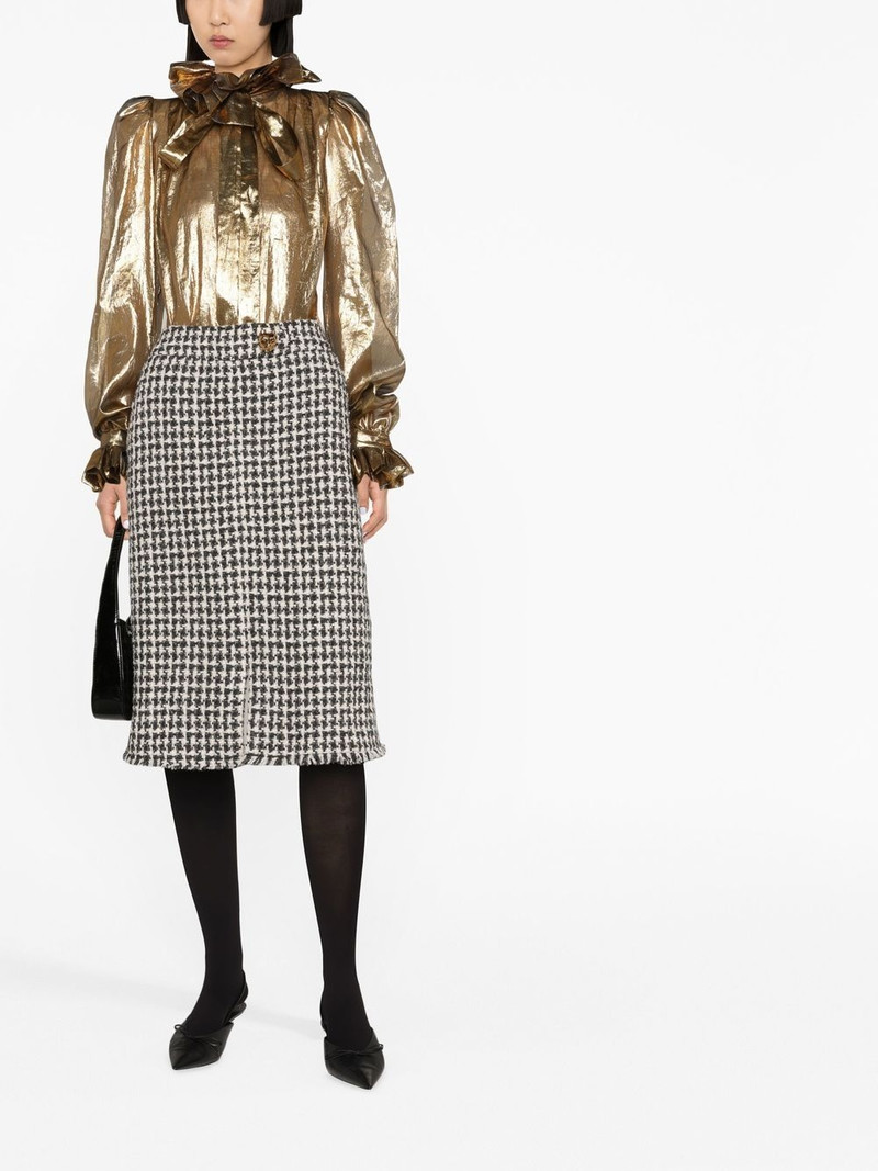 Lanvin tweed pencil skirt outlook
