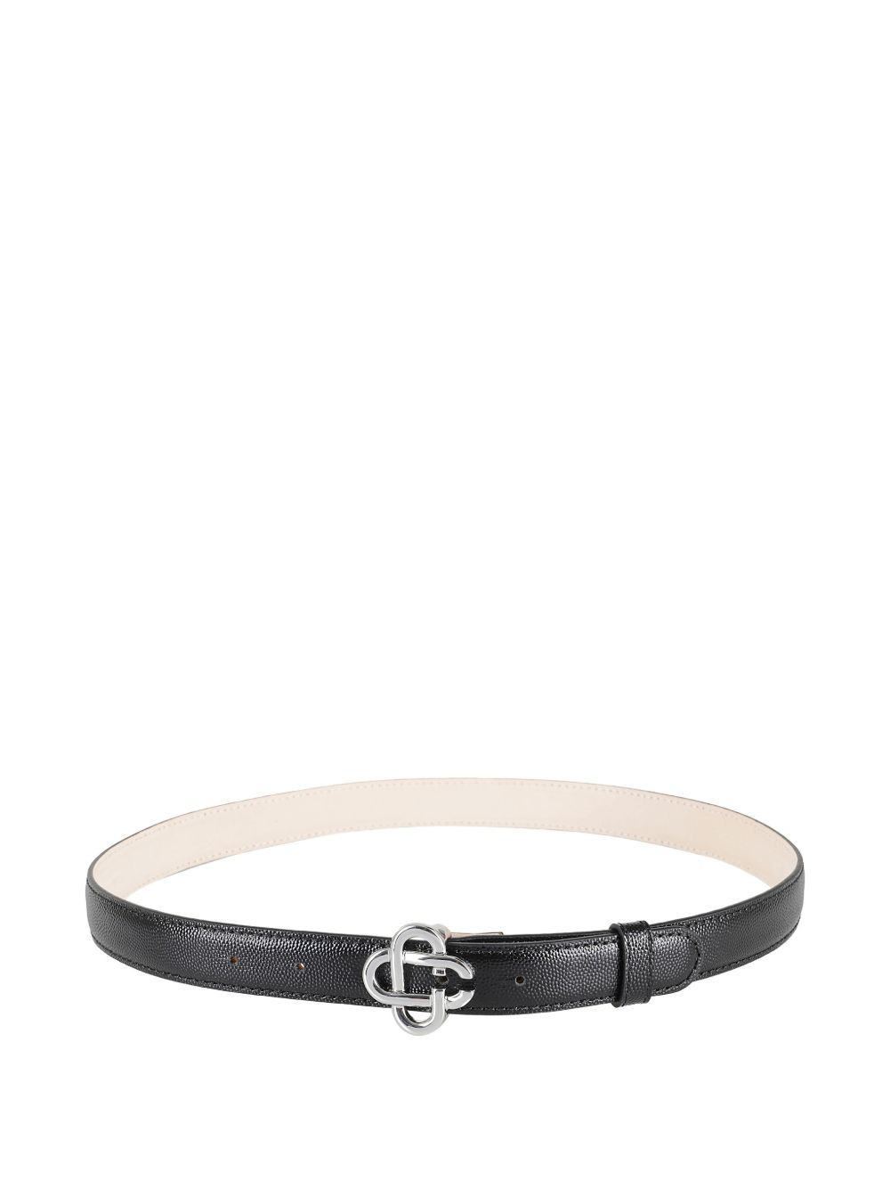 logo-buckle belt - 2