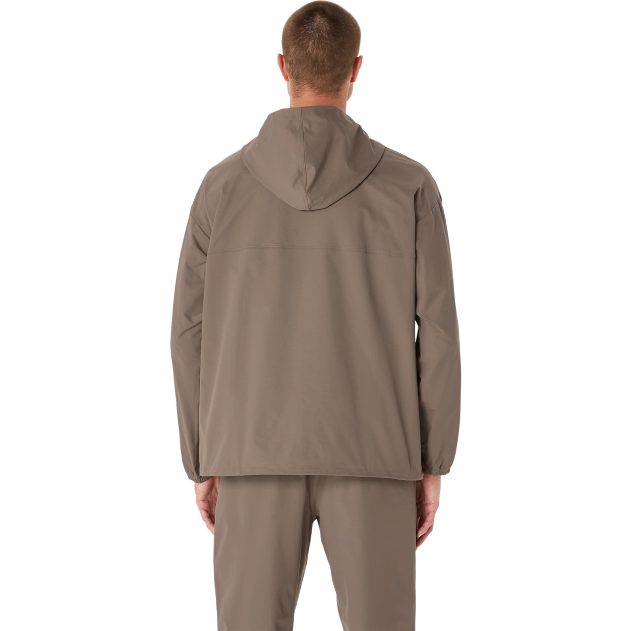 DOUBLE WEAVE RELAXED PULL OVER JACKET - 2