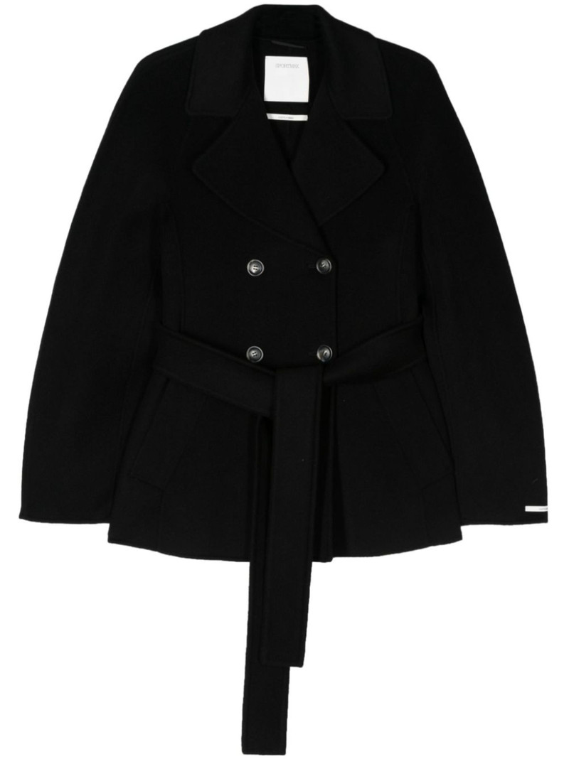 belted double-breasted jacket 1