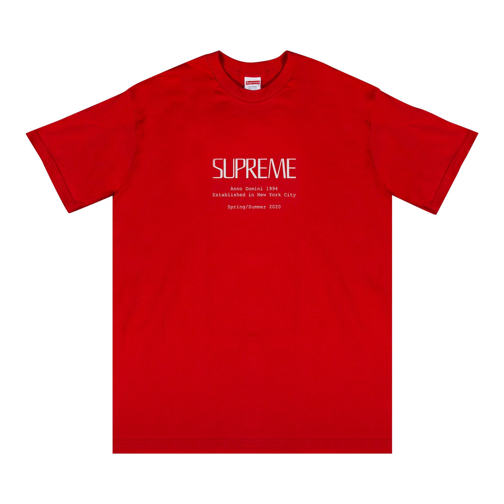 Supreme Supreme Anno Domini Tee 'Red' | REVERSIBLE
