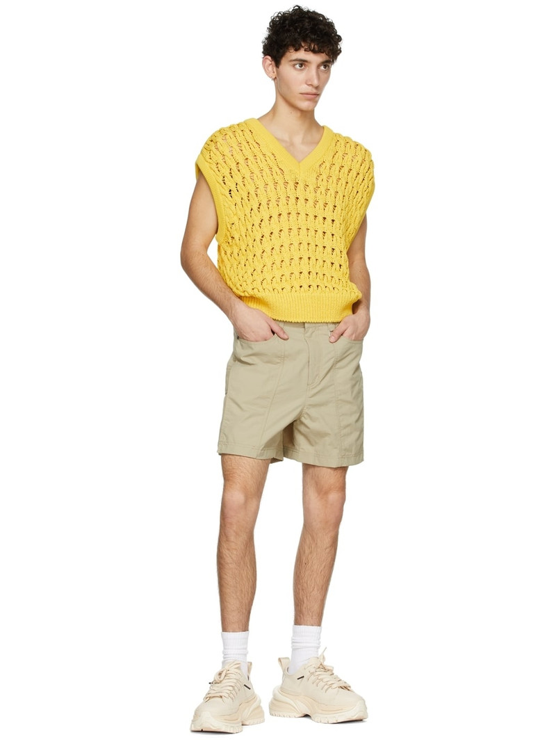 Wooyoungmi Beige Nylon Shorts outlook