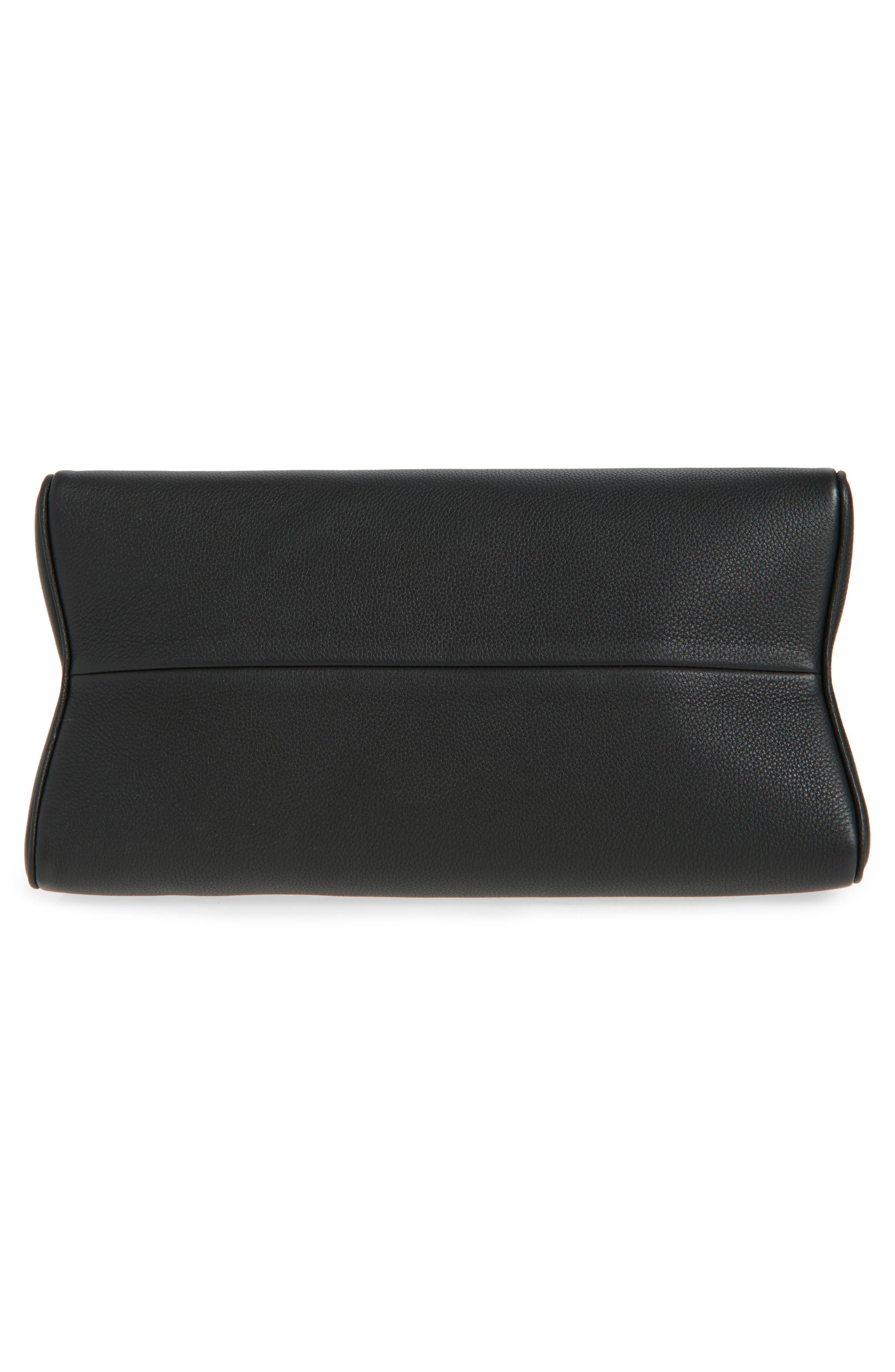 Khaite Audrey Leather Top Handle Bag in Black 200 at Nordstrom - 7
