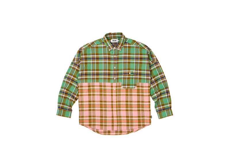 CHECKMATE DROP SHOULDER SHIRT 그린 - 1