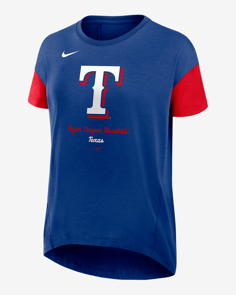 Texas Rangers Flowy Women’s Nike Dri-FIT MLB T-Shirt 1