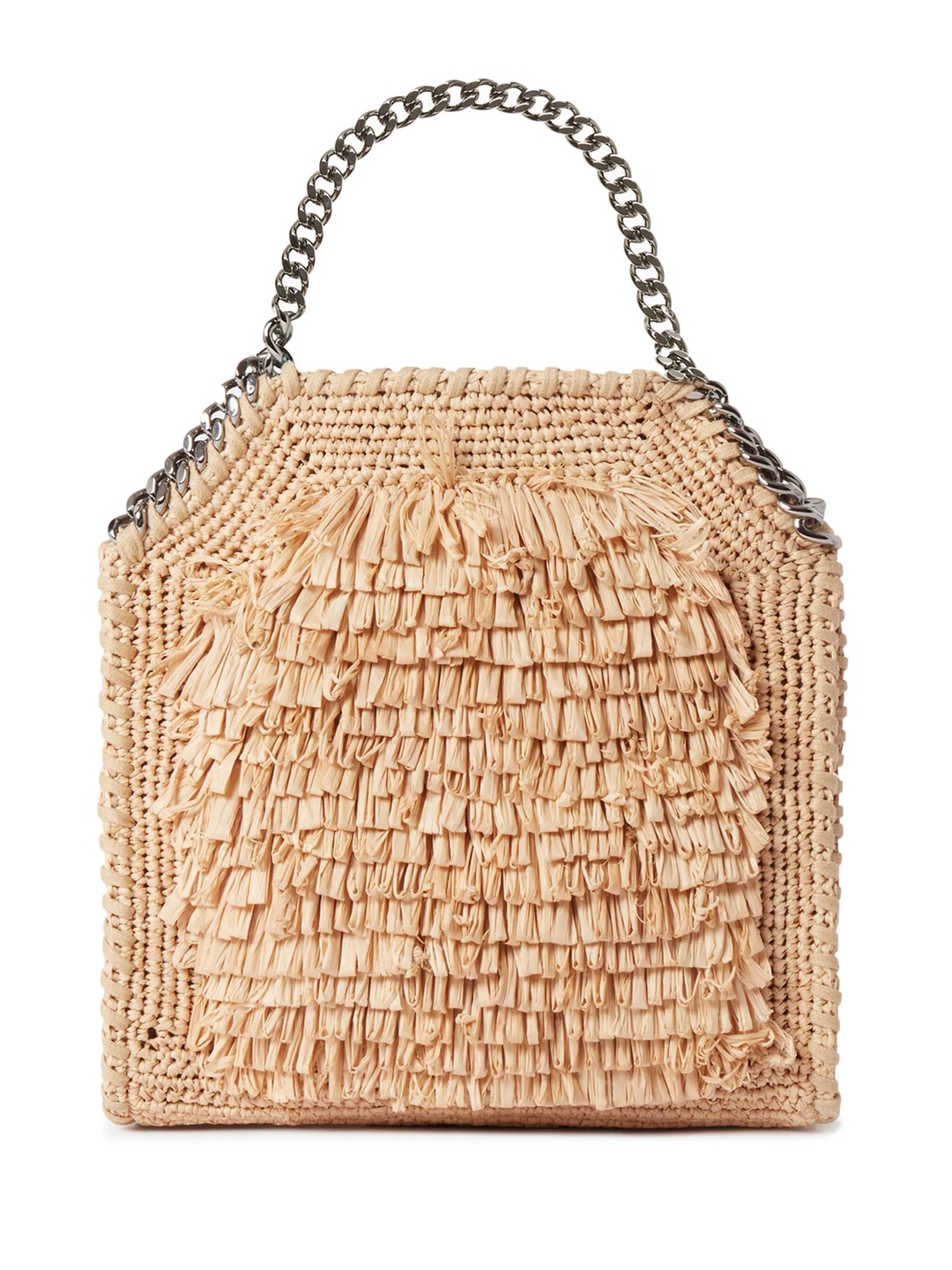 Falabella Raffia Tiny Tote Bag - 4