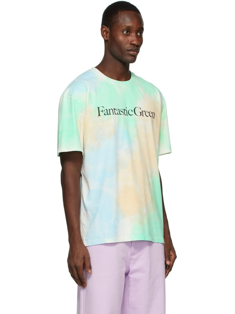 Multicolor Fantastic Green Tie-Dye T-Shirt 2