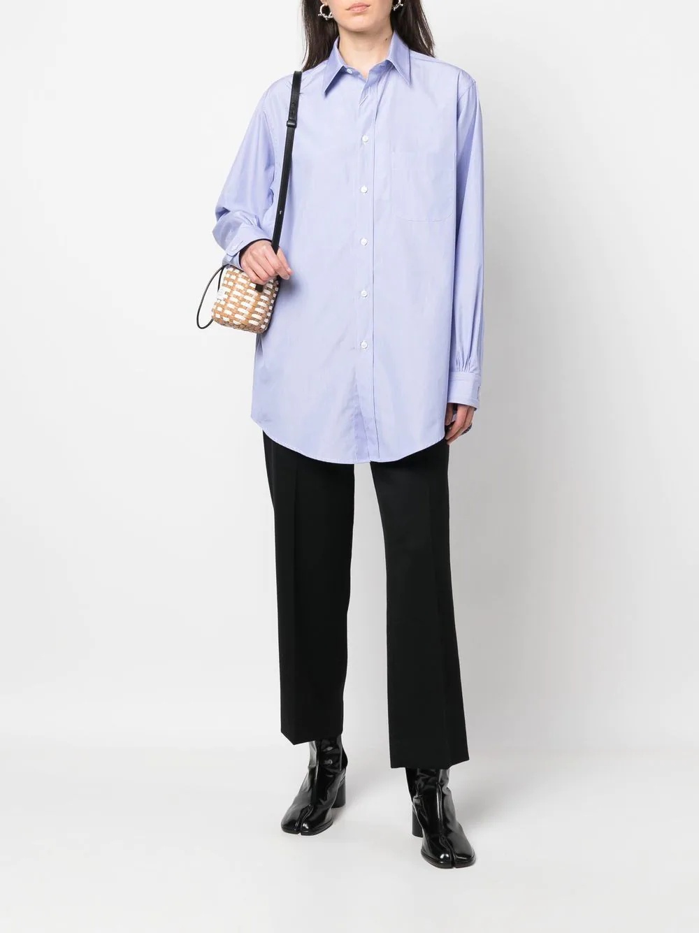 long-sleeve button-up shirt - 2
