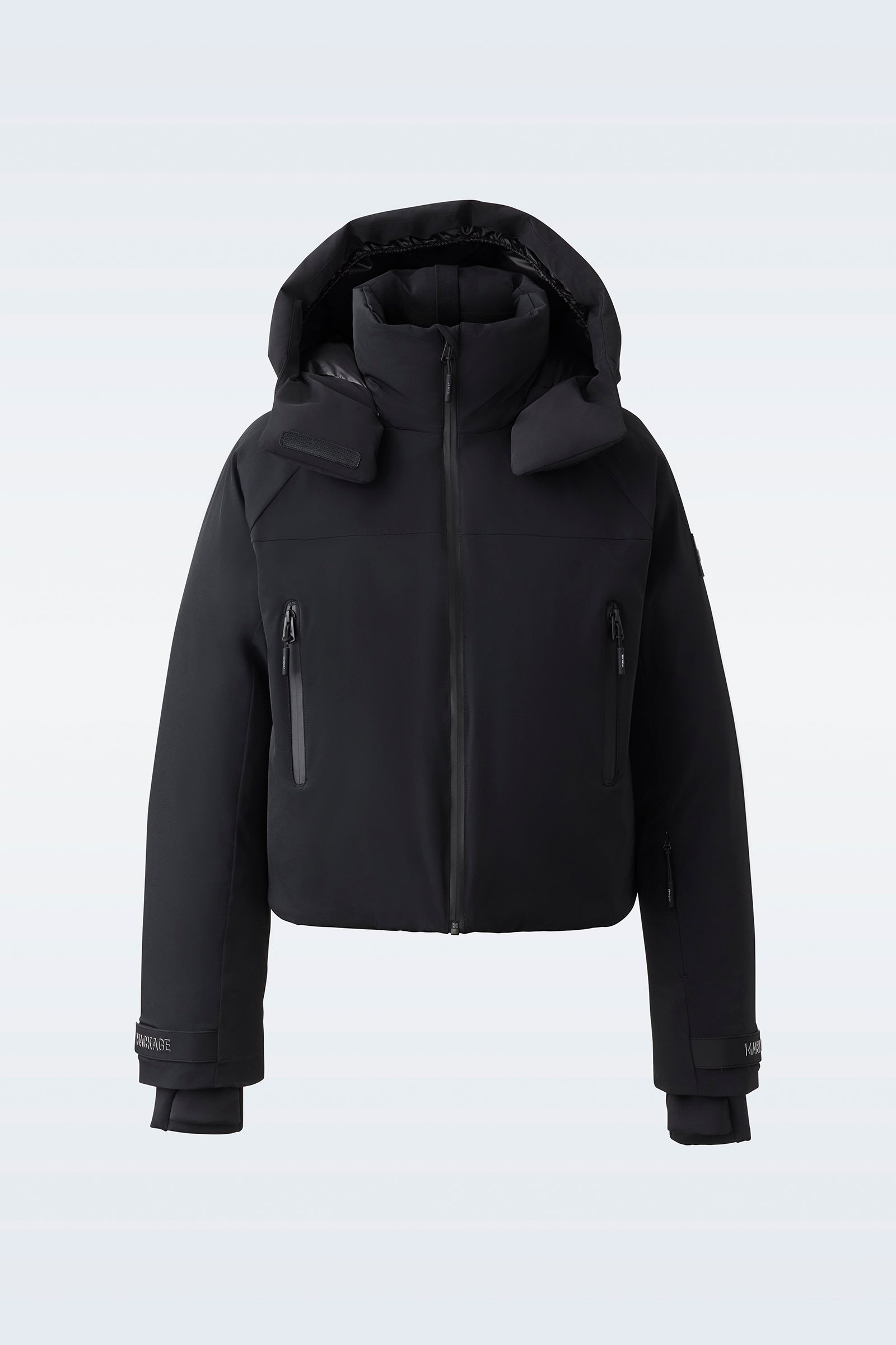 AMANDA Stretch down ski jacket with hood - 1