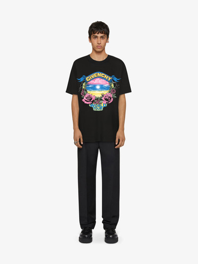 Givenchy GIVENCHY WORLD TOUR OVERSIZED T-SHIRT IN COTTON outlook