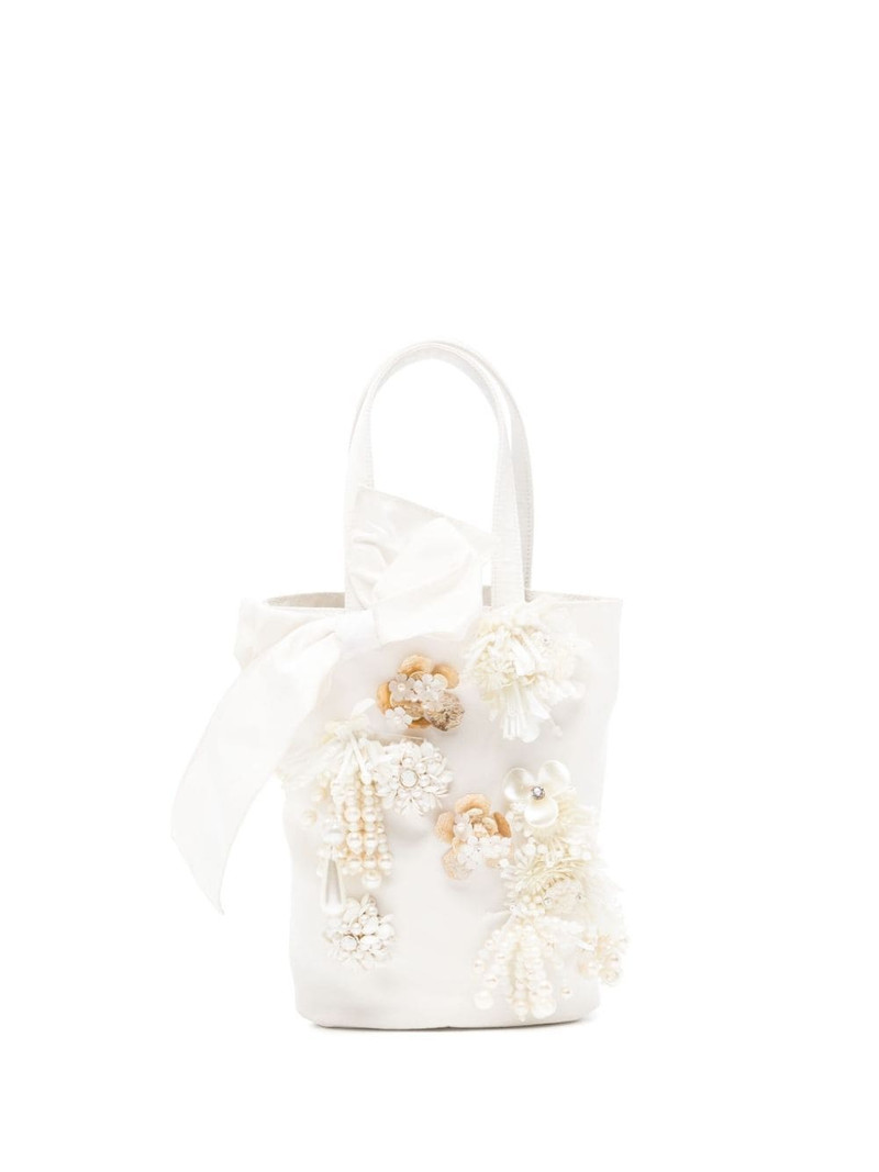 flower-detailing tote bag 1