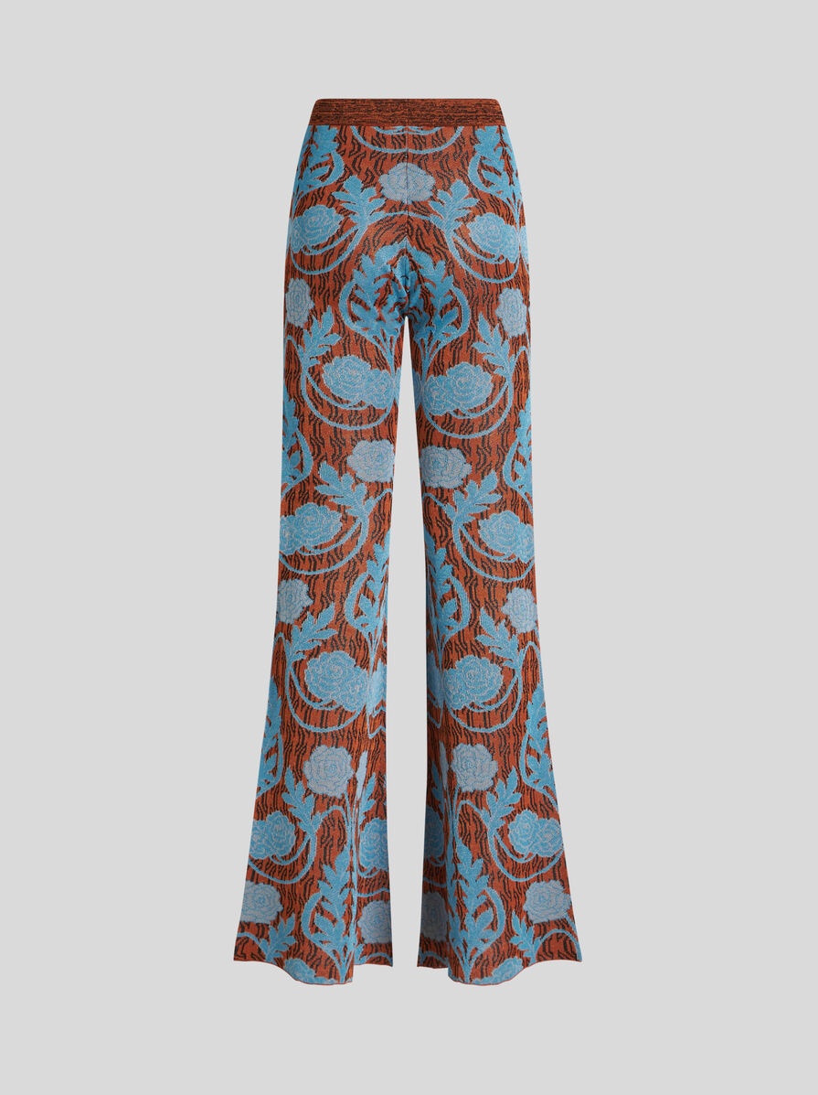 KNIT JACQUARD TROUSERS - 6