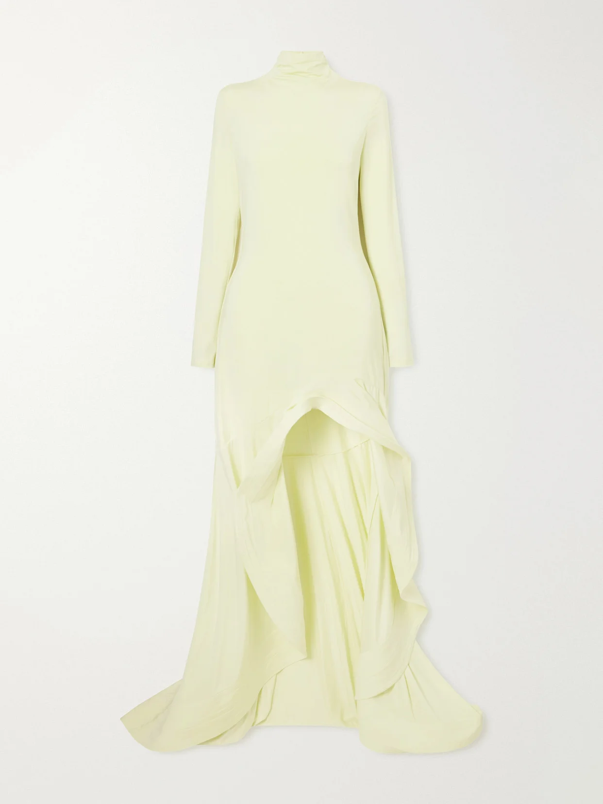 Asymmetric Crepe Jersey Dress - 1