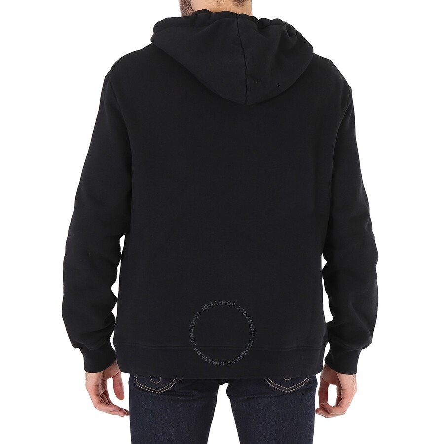 424 Men's Star Print Hoodie In Black - 6