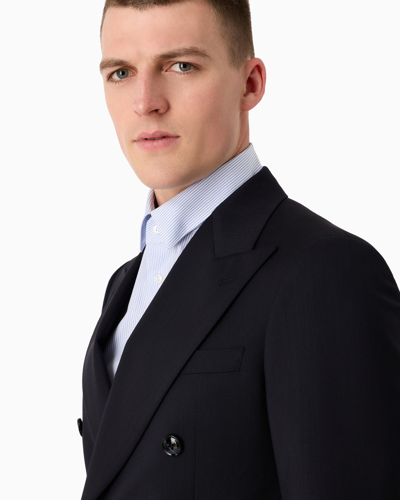 Virgin-wool double-breasted Royal Line suit - 5