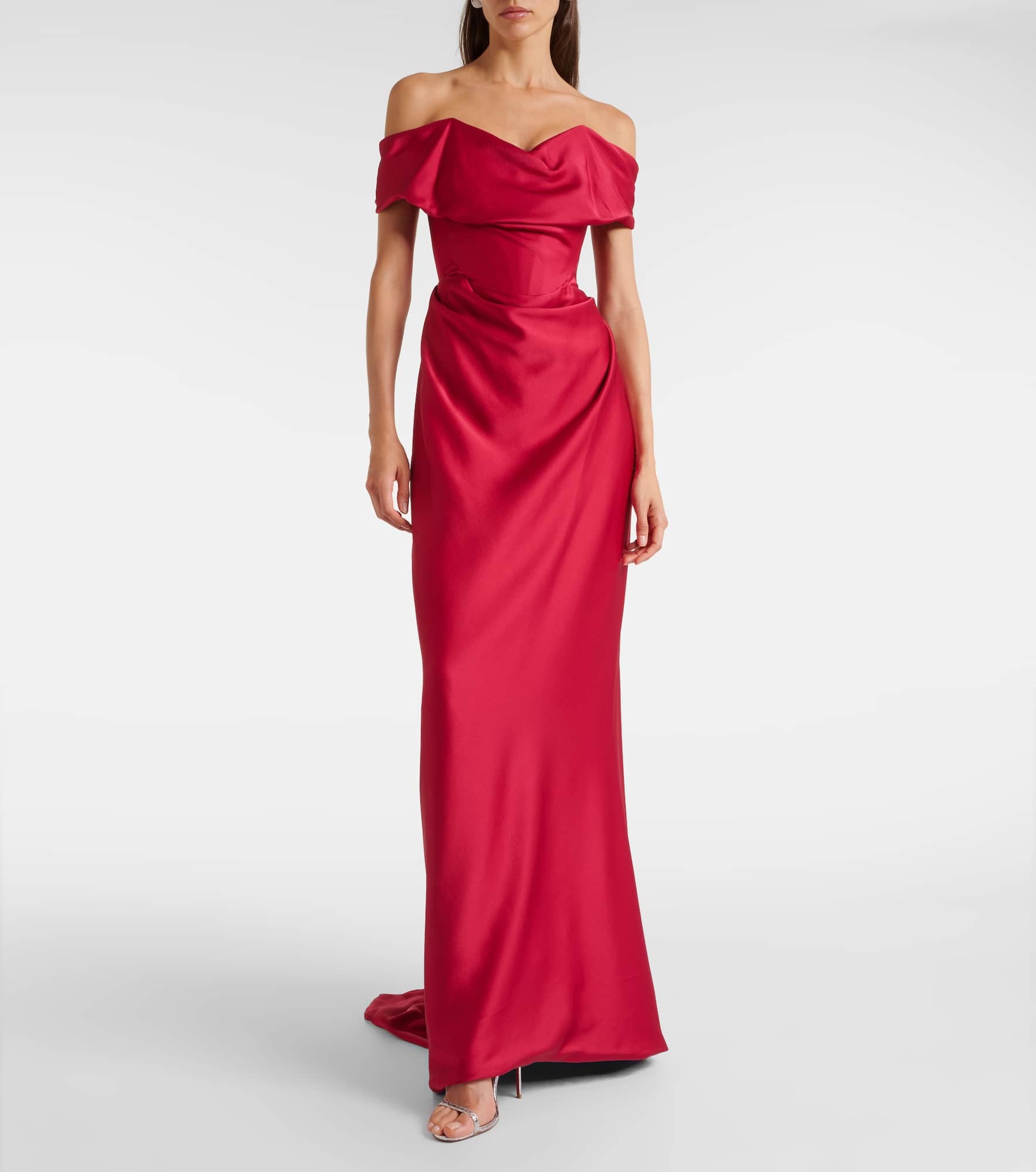 Nova Cocotte silk satin corset gown - 2