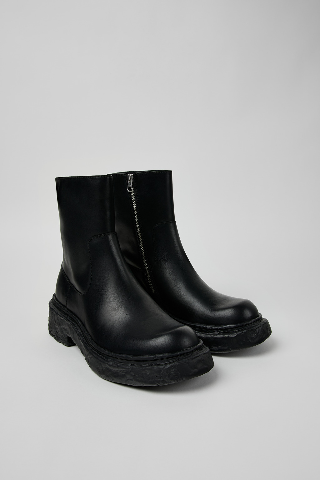 Black Leather Boots - 2