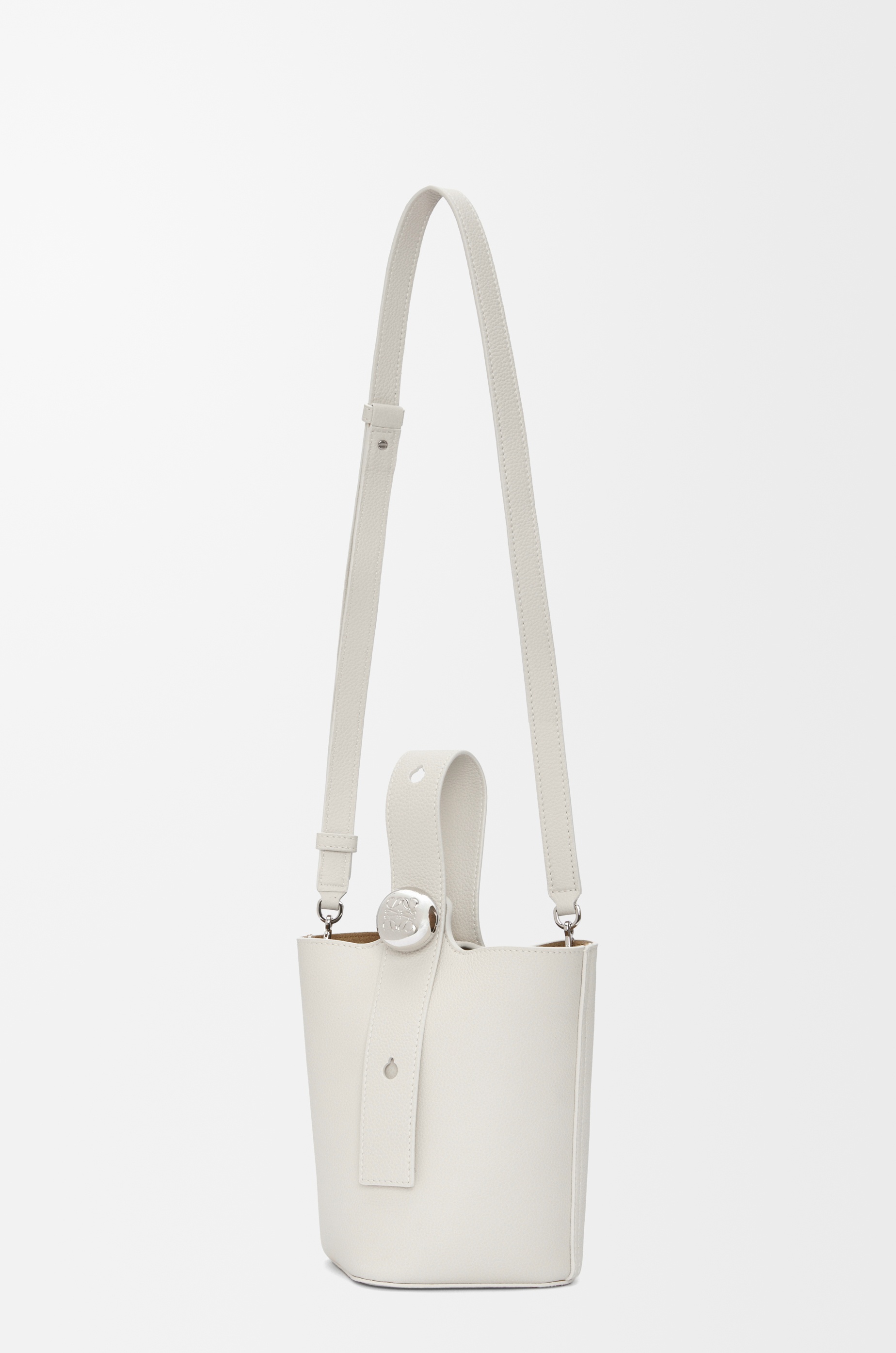 Mini Pebble Bucket bag in soft grained calfskin - 6