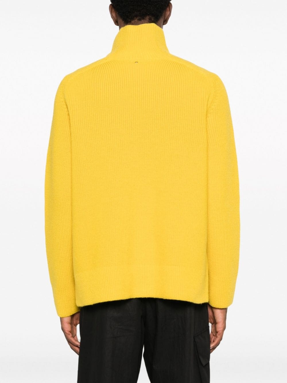 high-neck wool jumper - 4
